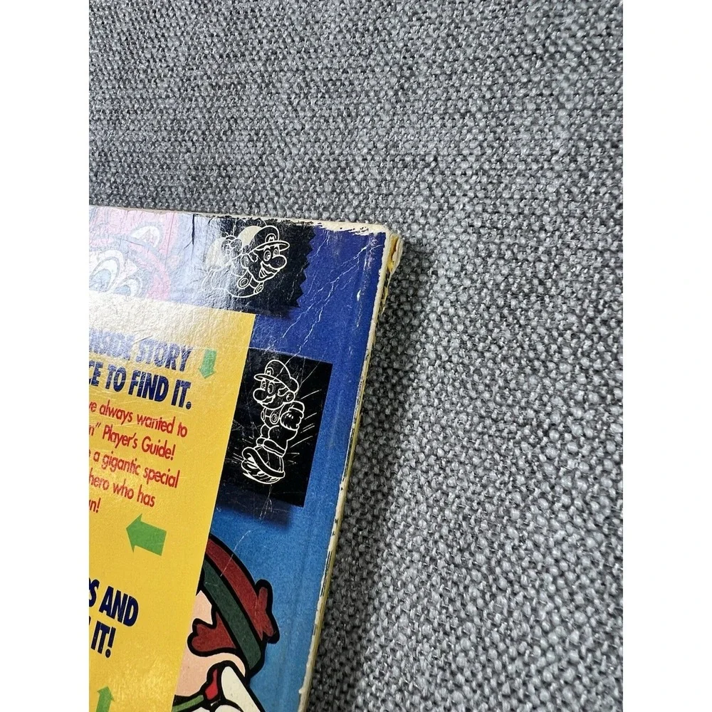 Vintage 1990 Nintendo Mario Mania Player's Guide Super Mario World Strategy Book